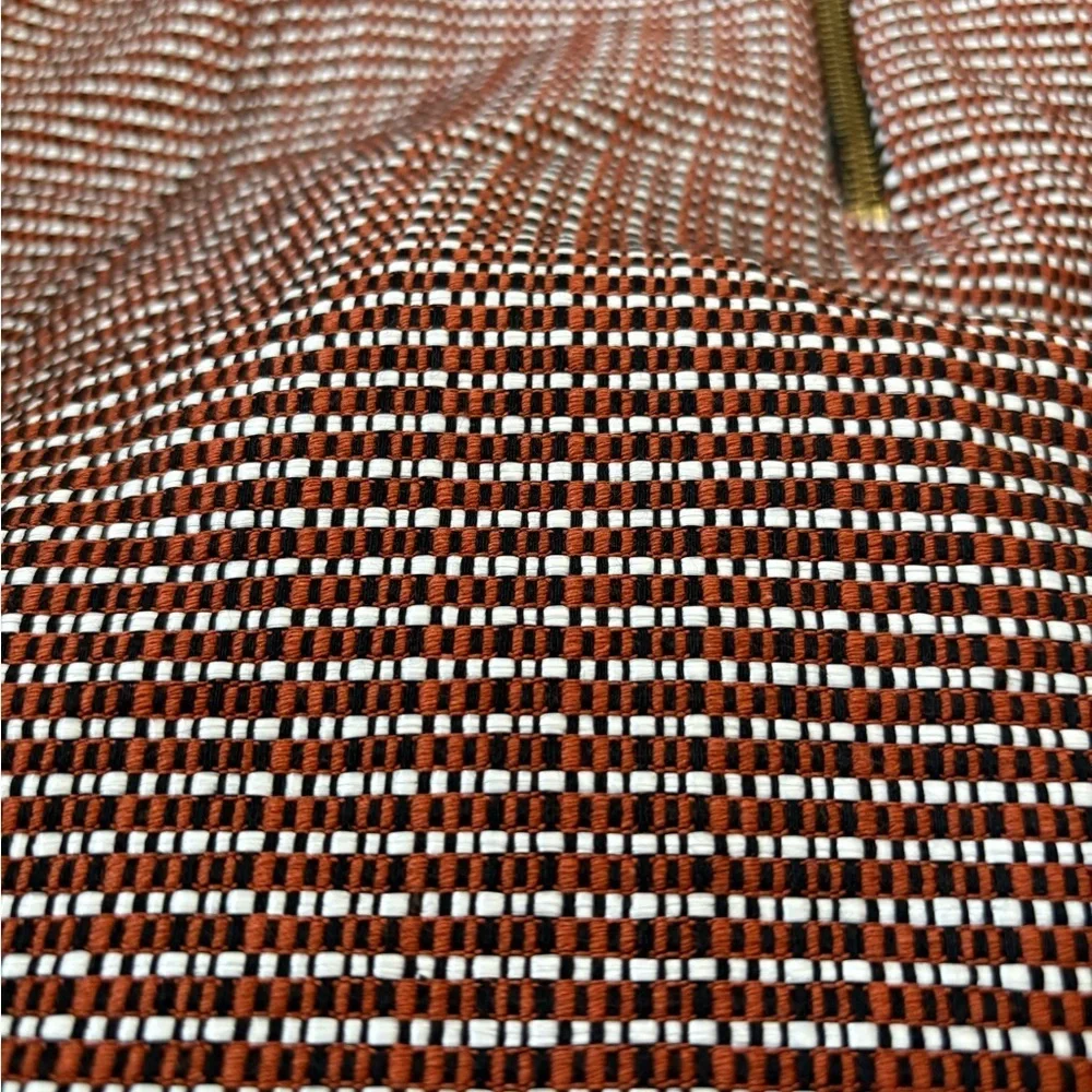 Topshop Skirt – Size 8 Black/White/Rust - Picture 3 of 8